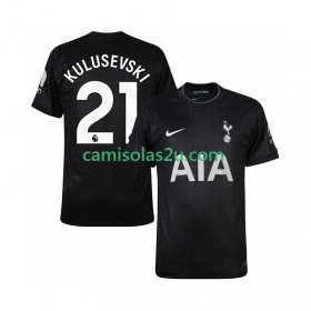 Camisolas de futebol Tottenham Hotspur Kulusevski 21 Equipamento Alternativa 2025/26 Manga Curta